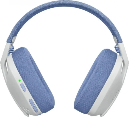 Наушники с микрофоном Logitech G435 белый/синий мониторные BT/Radio оголовье (981-001077) (id 22707)