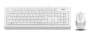 Клавиатура + мышь A4Tech Fstyler F1010 клав:белый/серый мышь:белый/серый USB Multimedia (F1010 WHITE) (id 39173)