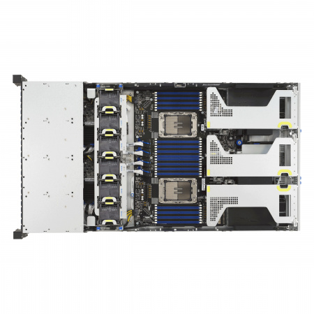 ASUS RS720-E12-RS24G, 2U, 2x LGA4710, 32x DDR5, 24x 2.5 NVME (or 8NVME+16 SATA* SAS*), 2 x M.2 Gen5 x2 (2280 2260)(VROC required for RAID), 6 x PCIe x8 or 3x PCIe x16 + 2 x PCIe x16 + 2 x OCP3.0, 1 x Management Port, 1+1 3200W (id 40394)