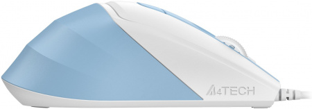 Мышь A4Tech Fstyler FM45S Air голубой/белый оптическая 2400dpi silent USB 7but (FM45S AIR USB (LCY BLUE)) (id 39942)