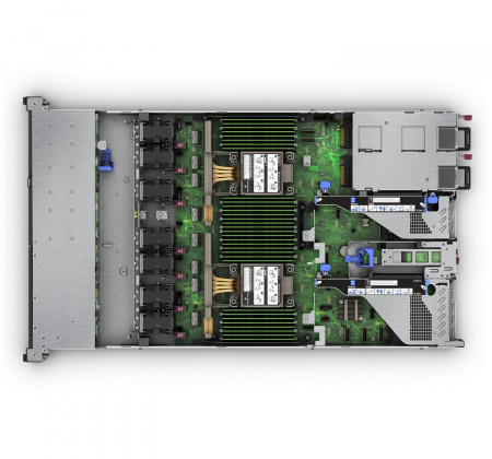 Сервер HP ProLiant DL360 Gen11/ DL360Gen11 4510 (2.4GHz-30MB) 12-Core (2 max) / 2x32GB (DDR5-4800) RDIMM / M408i-o (4Gb) / HP-SATA (8/8 SFF max) / 2x960Gb SSD SATA RI/4x1Gb BASE-T / 2x 1000W Titanium Hot Plug RPS (id 57821)