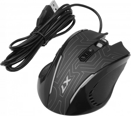 Мышь A4Tech X87 черный оптическая 2400dpi USB 8but (X87 (MAZE)) (id 39320)