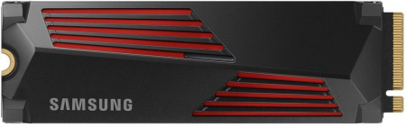 Тведотельный накопитель SSD M.2 (PCI-E NVMe 2.0 Gen 4.0 x4) 4Tb Samsung 990 PRO (R7450/W6900MB/s) with Heatsink, 1year (id 22528)