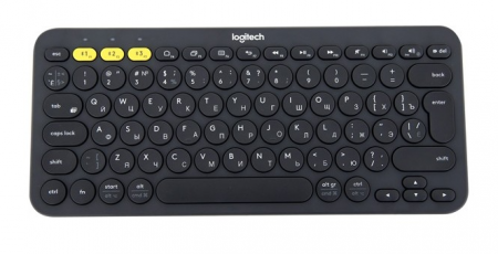 Беспроводная клавиатура Logitech Keyboard K380 Dark Grey Wireless Bluetooth RTL, Multi-Device (920-007584) (id 2975)