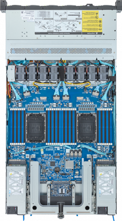 Gigabyte R183-S96-AAV1 / 1U / 2*LGA4677 up to 350W / 32*RAM / 12*2.5" NVME/SAS/SATA / 2*1Gb / 2*OCP 3.0 / 2*FHHL PCIe Gen5 x16 slots / 2*1600W / Rails / 1Y (id 34403)