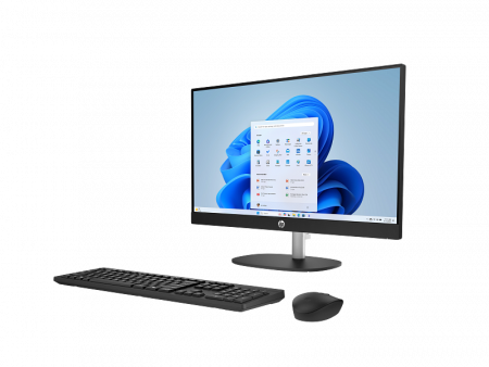 Моноблок HP 24-cr2053ci / Intel Core Ultra 5 225U / 16GB / 512GB SSD / 23.8" (1920x1080) IPS, Anti-Glare, 250nits / Intel Iris Xe Graphics / LAN / WiFi / BT / CAM / NoOS / 90W ext / KB&M (Wireless) / Black / 1Y (id 55242)