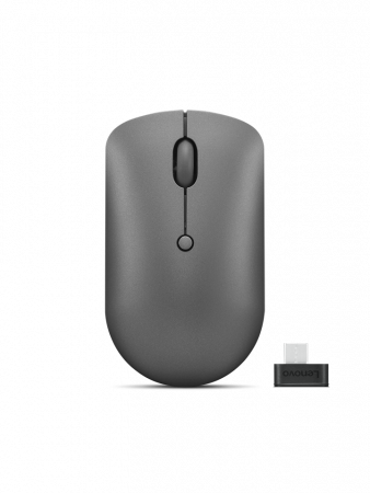 Мышь Lenovo 540 USB-C Wireless Compact темно-серый оптическая 2400dpi беспров. BT/Radio USB (GY51D20867) (id 39213)