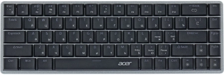 Клавиатура Acer OKW302 механическая серебристый USB for gamer LED (ZL.KBDCC.01C) (id 27210)