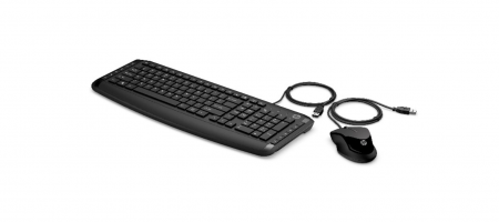 Клавиатура и мышь Keyboard and Mouse HP Pavilion 200 Wired RUSS (black) cons (9DF28AA#ACB) (id 2966)