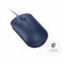 Мышь Lenovo 540 синий оптическая 2400dpi USB2.0 (GY51D20878) (id 39216)
