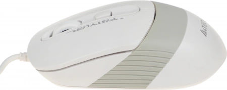 Мышь A4Tech Fstyler FM10 белый/серый оптическая 1600dpi USB 4but (FM10 WHITE) (id 39445)