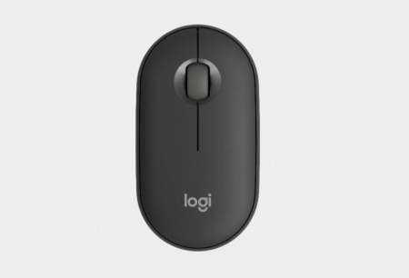 Мышь Logitech Pebble 2 M350S графитовый оптическая (4000dpi) silent беспроводная BT USB для ноутбука (2but) (id 27684)