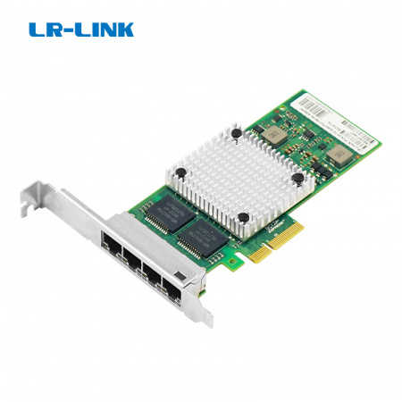 Сетевая карта LR-Link NIC PCIe x4, 4 x 1G, Base-T, Intel I350 chipset (FH+LP) (id 34002)