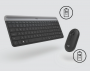 Беспроводной комплект Logitech Wireless Desktop MK470 Black (920-009206) (id 2514)