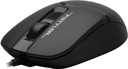 Мышь A4Tech Fstyler FM12S черный оптическая 1200dpi silent USB 3but (FM12S BLACK) (id 39450)