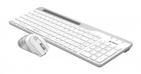 Клавиатура + мышь A4Tech Fstyler FB2535C клав:белый/серый мышь:белый/серый USB беспроводная Bluetooth/Радио slim (FB2535C ICY WHITE) (id 39181)