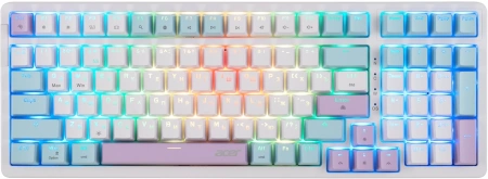 Клавиатура Acer OKW304 механическая белый USB for gamer LED (ZL.KBDCC.01V) (id 31737)