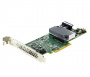 RAID-контроллер Broadcom 9361-8i(2G) SGL (LSI00462 / 05-25420-17 / 03-25420-22004) PCIe 3.0 x8 LP, SAS/SATA 12G, RAID 0,1,5,6,10,50,60, 8port (2*int SFF8643), Cache 2GB, 3108ROC, RTL {5}, (id 26207)