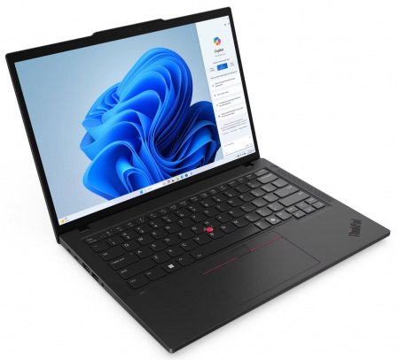 Ноутбук Lenovo ThinkPad T14 G5/ AMD Ryzen 7 PRO 8840U /32Gb/ 512Gb/ 14"(1920x1200) IPS 400nits AG 45% NTSC,60Hz,Touch/ AMD Radeon Graphics/ LAN/ WiFi/ BT/ TPM/ Thunderbolt/ FPR/ HDCam+IR/ BKLTKB/ 52.5Wh/ Win11Pro/ Black /1Y(21MC004YUS) (id 55614)