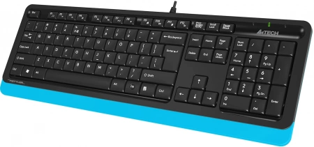 Клавиатура + мышь A4Tech Fstyler F1010 клав:черный/синий мышь:черный/синий USB Multimedia (F1010 BLUE) (id 39176)