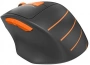 Мышь A4Tech Fstyler FG30S серый/оранжевый оптическая 2000dpi silent беспров. USB 6but (FG30S ORANGE) (id 39820)