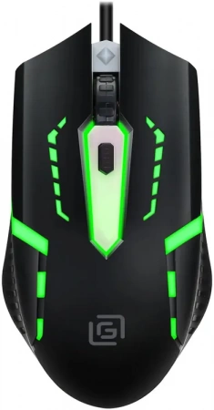 Мышь Оклик 398G черный оптическая 2400dpi USB для ноутбука 4but (1431665) (id 56246)
