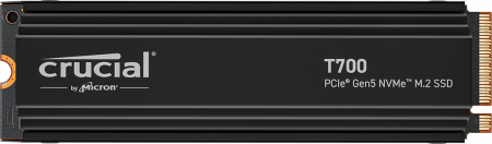 Твердотельный накопитель SSD Crucial T700 2TB PCIe Gen5 NVMe M.2 SSD with heatsink CT2000T700SSD5 (id 58241)