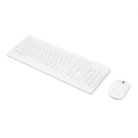 Клавиатура + мышь Lenovo 510 клав:белый мышь:белый USB беспроводная BT (GX31F38001) (id 39206)
