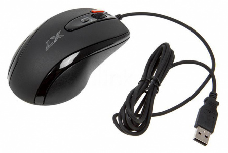 Мышь A4Tech X-718BK черный оптическая 3000dpi USB 6but (X-718BK USB) (id 39457)
