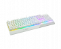 клавиатура проводная Gaming Keyboard MSI VIGOR GK30, Wired, Mechanical-like plunger switches. 6 zones RGB lighting with several lighting effects. Anti-ghosting Capability. Water Resistant (spill-proof), White (id 32085)