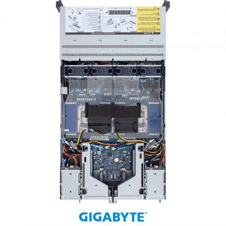 Gigabyte R283-Z97-AAF1 2U 2*LGA 6096 up to 240W / 24*DDR5 RDIMM / 8*3.5 UniBay + 4*3.5 SAS/SATA + 4*2.5 SAS/SATA + 3*m.2 2280/22110 / 2*FHFL Gen5 x16 + 2*FHHL Gen5 x16 / 3*m.2 2280-110 NVME / IPMI 2.0 / 2*OCP 3.0 Gen5 x16 / 2*1Gb Base-T / 4*USB (id 40793)
