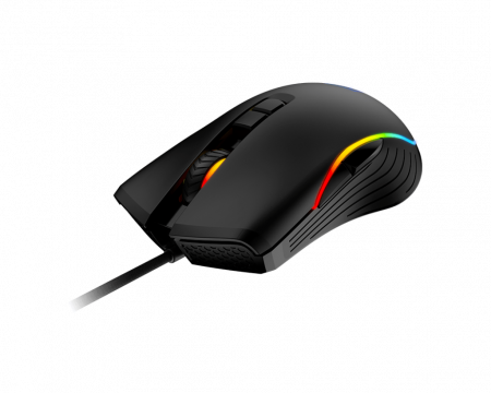 Мышь проводная Mouse MSI FORGE GM300, Wired, 118g, DPI 7200, Symmetrical design, RGB LED, black (id 33914)