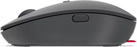 Мышь Lenovo Go серый оптическая 2400dpi беспров. USB-C для ноутбука 3but (GY51C21210) (id 39110)