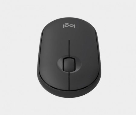 Мышь Logitech Pebble 2 M350S графитовый оптическая (4000dpi) silent беспроводная BT USB для ноутбука (2but) (id 27684)