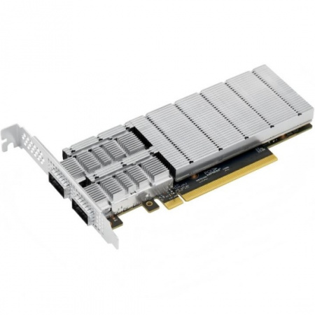 Сетевой адаптер LR-LINK LRES1161PF-2QSFP56 100G Mellanox CX6 QSFP56x2 PCIe 4.0x16 (id 55771)