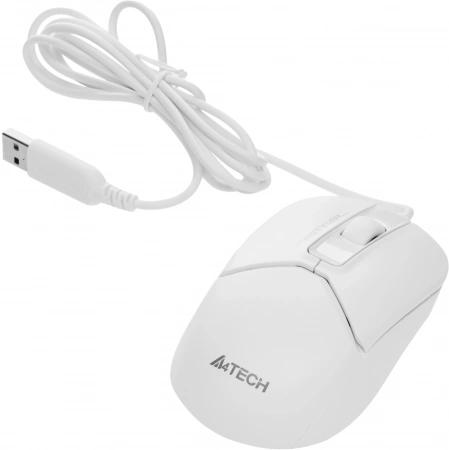 Мышь A4Tech Fstyler FM12S белый оптическая 1200dpi silent USB 3but (FM12S WHITE) (id 40069)