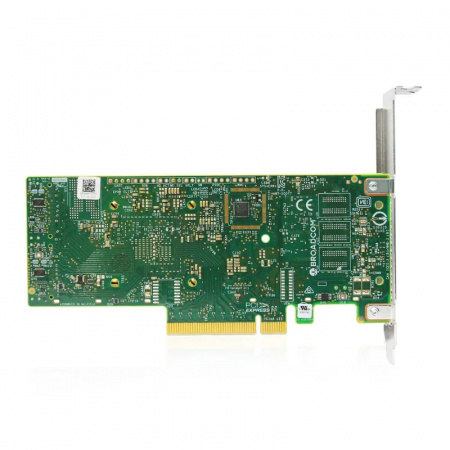 Контроллер Broadcom/LSI 9500-16i SGL (05-50077-02) (PCIe v4 x8 LP) Tri-Mode SAS/SATA/NVMe 12G HBA, 16port(2*int SFF8654), 3816 IOC, RTL, 1 year (id 26064)