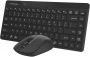 Клавиатура + мышь A4Tech Fstyler FG2200 Air2 клав:черный мышь:черный USB беспроводная slim (FG2200 AIR2 BLACK) (id 39190)