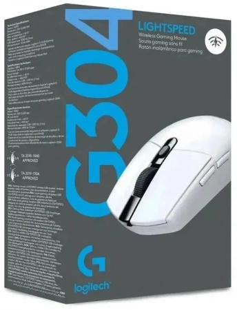 Мышь Logitech Мышь игровая Logitech G304 Lightspeed White (910-005295) (id 25854)