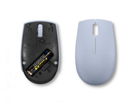 Мышь Lenovo 300 Wireless Compact светло-голубой оптическая 1000dpi беспров. (GY51L15679) (id 39208)