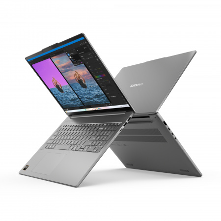 Ноутбук Lenovo IdeaPad Slim 5 16AHP10/AMD Ryzen7 8845HS/ 16Gb/ 512Gb/ 16"(2880x1800)OLED,500nits,100%,120Hz/ AMD Radeon Graphics/ WiFi/ BT/ TPM/ FHDCam+IR / 80Wh/ NoOS/ LunaGrey /1Y(83HW000CRK)(id 58053)
