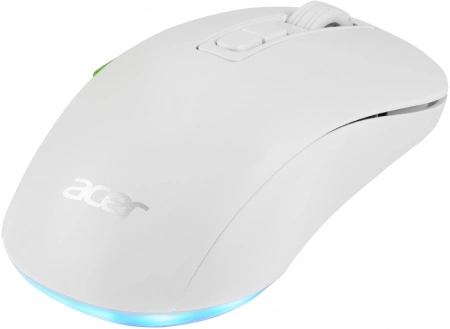 Мышь Acer OMR311 белый оптическая 2400dpi беспров. BT/Radio USB 7but (ZL.MCECC.034) (id 31738)