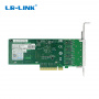 Сетевой адаптер PCIE 10GB FIBER 4SFP+ LREC9804BF-4SFP+ 94F4486 LR-LINK (id 32552)