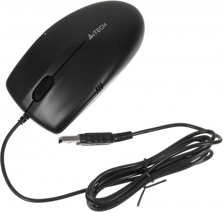 Мышь A4Tech OP-530NU черный оптическая 1200dpi USB 2but (id 39549)