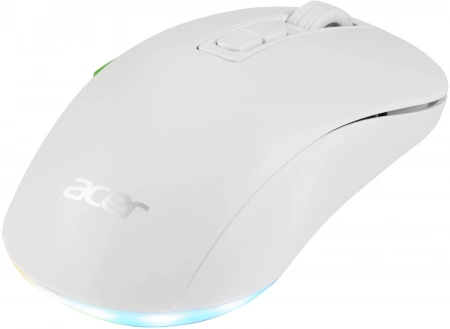 Мышь Acer OMR311 белый оптическая 2400dpi беспров. BT/Radio USB 7but (ZL.MCECC.034) (id 31738)