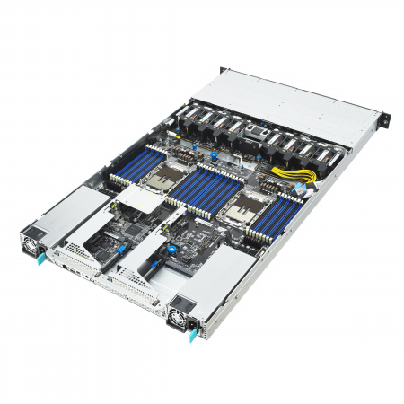 ASUS RS700-E12-RS4U, 1U, 2 x Intel Xeon 6 LGA 4710, 32 x DDR5 6400, 4x 2.5" 3.5" hsb NVMe SATA* SAS*, 2 x PCIE Gen5 x16, 2 x OCP3.0, 2 x M.2 Gen5 x2 (2280 2260)(VROC required for RAID), 1+1 2000W (id 40853)