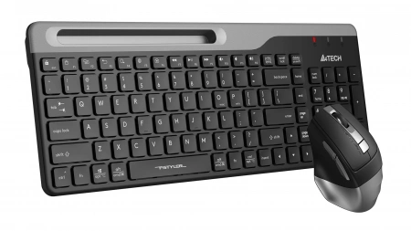 Клавиатура + мышь A4Tech Fstyler FB2535C клав:черный/серый мышь:черный/серый USB беспроводная Bluetooth/Радио slim (FB2535C SMOKY GREY) (id 39182)