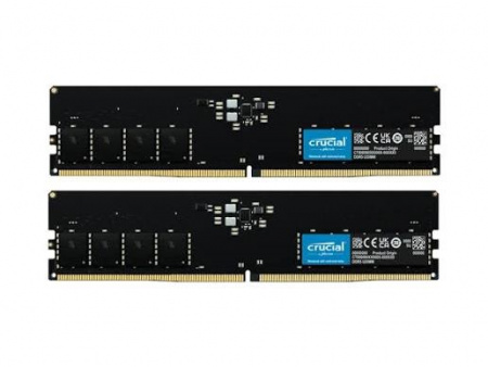 Crucial by Micron  DDR5-5600   128GB Kit (2x64GB)  UDIMM CL46 Black 1.1V, 1 Year Warrаnty (id 59333)