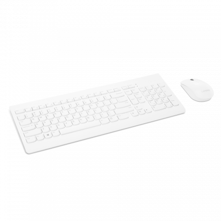 Клавиатура + мышь Lenovo 510 клав:белый мышь:белый USB беспроводная BT (GX31F38001) (id 39206)