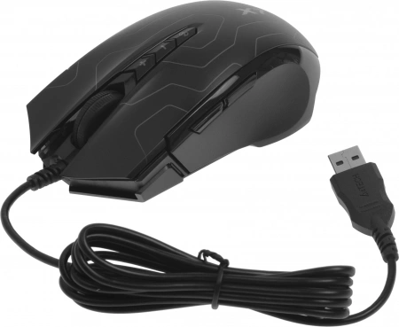 Мышь A4Tech X89 Maze черный оптическая 2400dpi USB 8but (X89 (MAZE)) (id 39321)